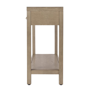 Butler Specialty Butler Nora 40 In. W Elegant Rectangular Wood Console Table With 2 Drawers & Open Shelf, Light Brown Light Brown Acacia Wood,Acacia Veneer,Mdf,Pine Wood 5739492-butler