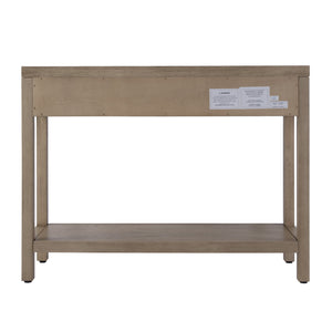 Butler Specialty Butler Nora 40 In. W Elegant Rectangular Wood Console Table With 2 Drawers & Open Shelf, Light Brown Light Brown Acacia Wood,Acacia Veneer,Mdf,Pine Wood 5739492-butler