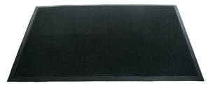 Homeroots 32" X 48" Black Rubber Outdoor Door Mat   573967