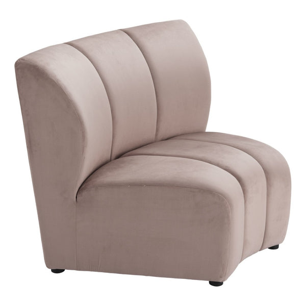 HomeRoots 42" Beige Modular Sofa - Chic Armless Design for Modern Living, Flexible Comfort & Durable Style 573988