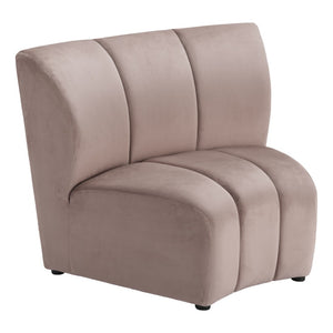 HomeRoots 42" Beige Modular Sofa - Chic Armless Design for Modern Living, Flexible Comfort & Durable Style 573988