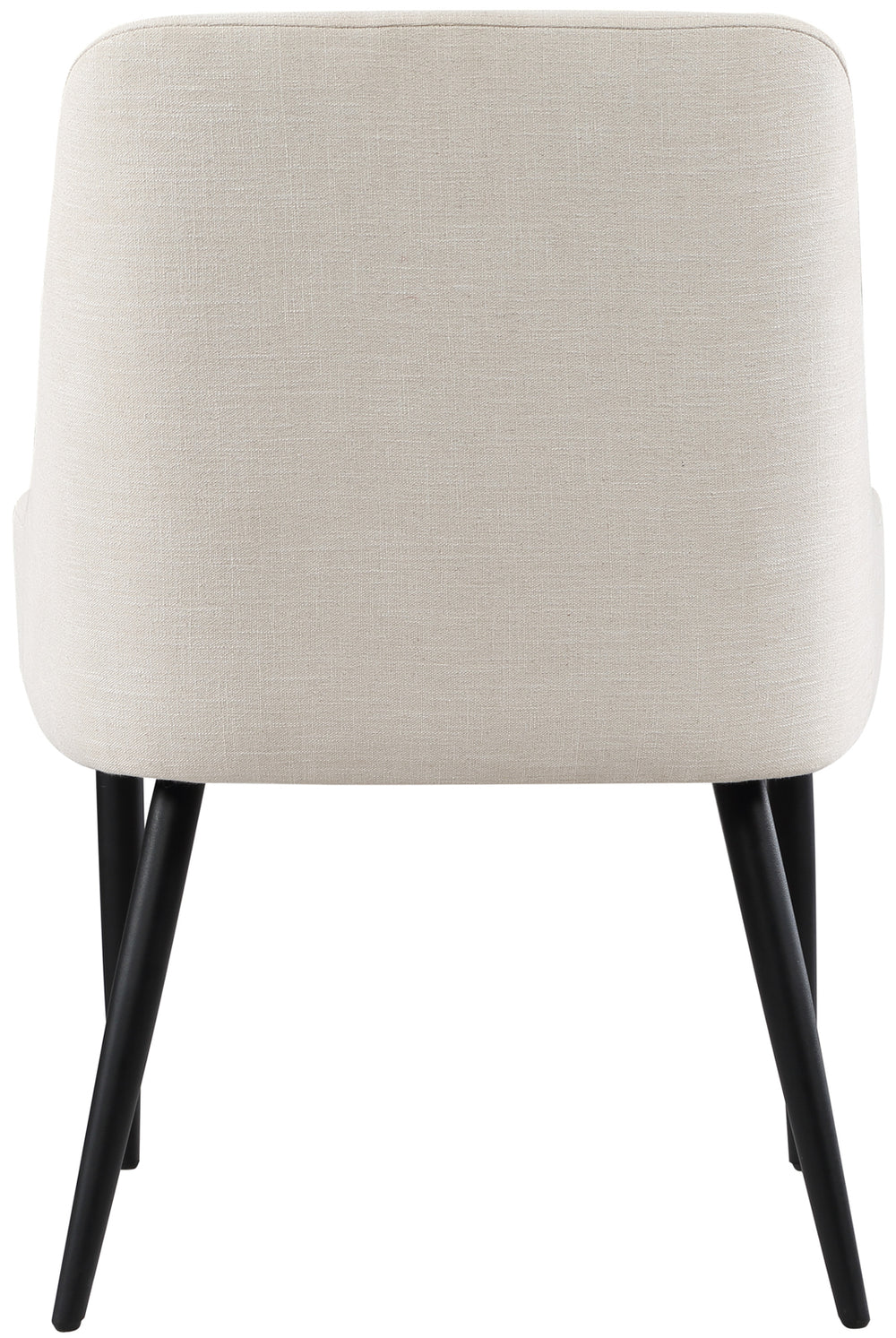 Camden Beige Linen Textured Fabric Dining Chair 573Beige-C Meridian Furniture
