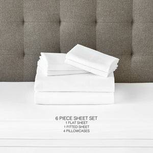 English Elm 12-piece King Sleep Bundle with Memory Foam Pillows and 300tc Cotton Sheet Set B123P290367