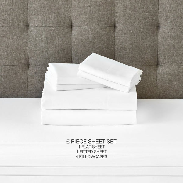English Elm 12-piece Queen Sleep Bundle with Memory Foam Pillows and 300tc Cotton Sheets B123P290366