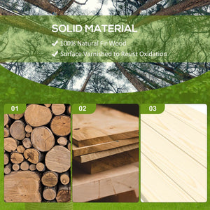 English Elm Outsunny Semicircular Wooden Garden Bench – Elegant Wrap-Around Outdoor Seating For Patios & Yards W2225P174107-GIGA