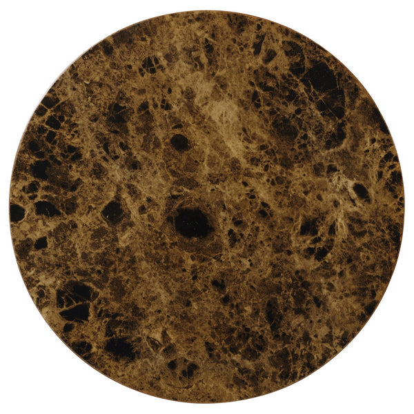 English Elm Gretta Merlot console table with bronze scrollwork legs, polished wood shelves, elegant hallway focal piece B062P333395