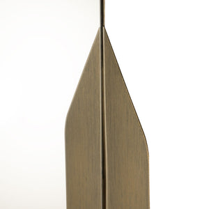 HomeRoots 28" Bronze Metal Accent Mirror - Contemporary Design for Entryways, Living Rooms & Bedrooms Decor 574046