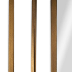 Homeroots 35" Bronze Square Metal Framed Accent Mirror – Chic Art Deco Design For Stylish Home Decor Upgrade!   574048