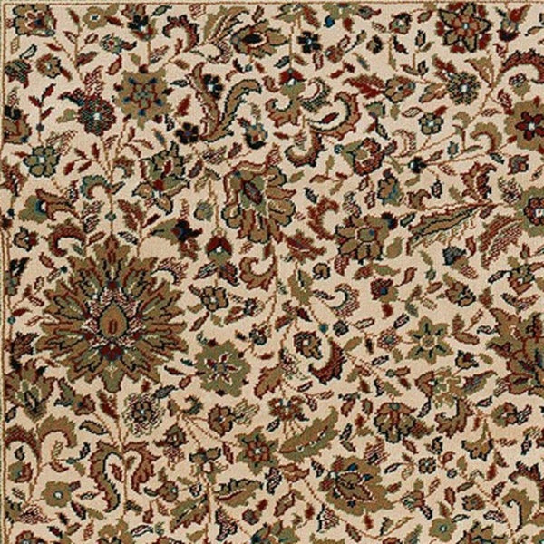 8 Foot Square Oriental Polypropylene Rug Stain Resistant for Living and Dining Rooms
