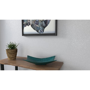 HomeRoots 20" Blue and Green Ceramic Vanity Tray - Elegant Home Decor for Organizing Jewelry, Gifts & More! 574194