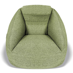 JLA Home Main Street - Cloud ergonomic couch with inflatable, water-resistant fabric, ergonomic support, pump included for easy portability and pet-friendly durability Olive Green OLX106-0002