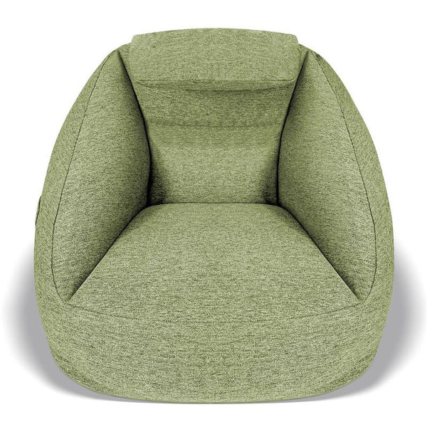 JLA Home Main Street - Cloud ergonomic couch with inflatable, water-resistant fabric, ergonomic support, pump included for easy portability and pet-friendly durability Olive Green OLX106-0002