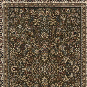 8 by 11 Polypropylene Oriental Area Rug with Classic Motif for Living Rooms