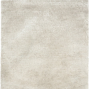 Homeroots 5' Luxurious Ivory Shag Hand-tufted Area Rug – Soft, Stain-resistant Comfort For Any Space 5' X 7' Polyester 574428