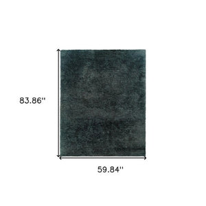 Homeroots 5' Luxurious Ivory Shag Hand-tufted Area Rug – Soft, Stain-resistant Comfort For Any Space 5' X 7' Polyester 574435