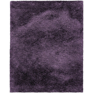 HomeRoots 5' Plush Purple Hand-Tufted Shag Area Rug for Cozy Living Spaces - Stain and Fade Resistant Decor 5' X 7' 574452