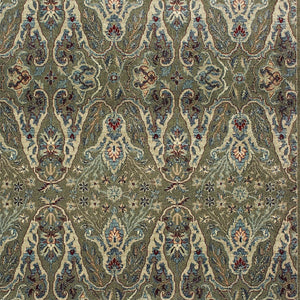 Homeroots 5' Floral Power Loom Area Rug - Stylish Brown & Ivory Design, Stain Resistant For Kids & Pets 5' X 8' Polypropylene 574503