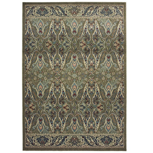 HomeRoots 10' Elegant Brown and Ivory Floral Area Rug – Timeless, Durable Design for Living Spaces & More 10' X 13' 574504