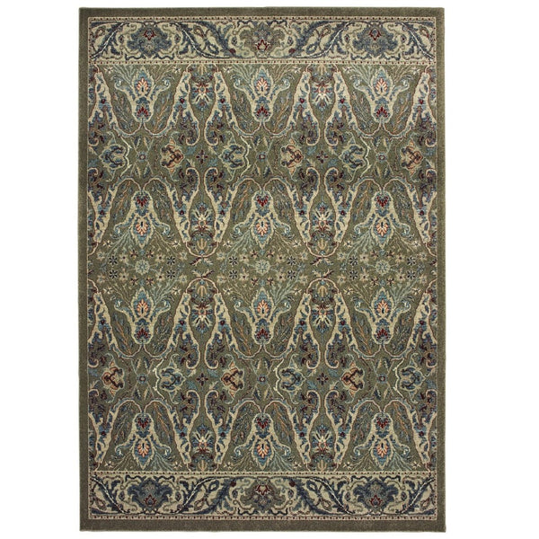 HomeRoots 10' Elegant Brown and Ivory Floral Area Rug – Timeless, Durable Design for Living Spaces & More 10' X 13' 574504