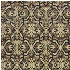 Homeroots 10' Brown Geometric Area Rug - Stylish Stain-resistant Design For Sophisticated Living Spaces 5' X 8' Polypropylene 574515