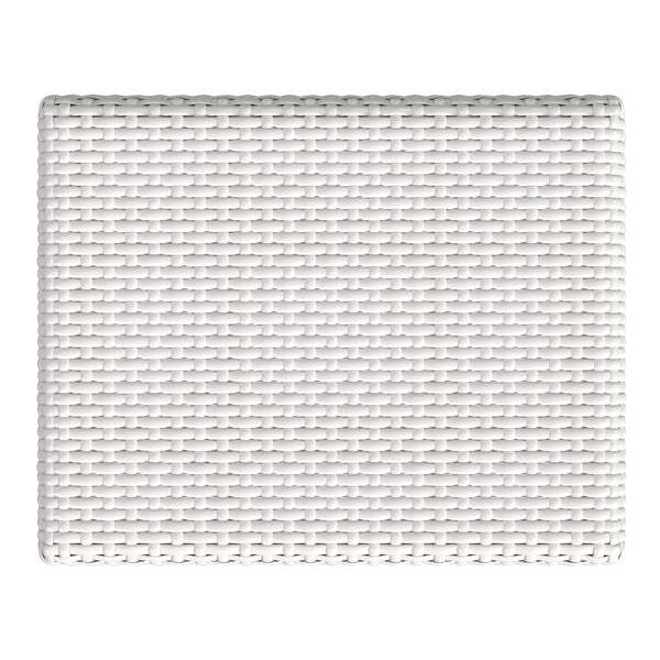 Butler Specialty Robias Rectangular Rattan Counter Stool - Elegant Backless Design For Kitchen Or Patio Dining Spaces White Rattan,Polyurethane Synthetic (Pe) Rattan 5746304-butler