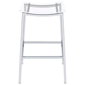 English Elm Marli Leatherette Dining Chairs with Chrome Eiffel Legs Modern Pair for Stylish Rooms B062P447712