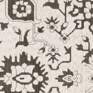 Homeroots 5' Elegant Ivory Oriental Area Rug – Stain Resistant, Perfect For Homes With Kids And Pets, 5x8 4' X 6' Polyester 574720