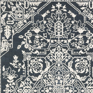 Homeroots 10' Elegant Power Loom Oriental Area Rug In Blue - Stain Resistant, Perfect For Kids And Pets! 8' X 11' Polyester 574727