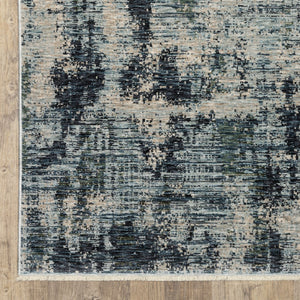 Homeroots 5' Beige Abstract Area Rug With Fringe – Stylish, Stain-resistant Design For Home Décor & Comfort 8' X 11' Polyester 574764