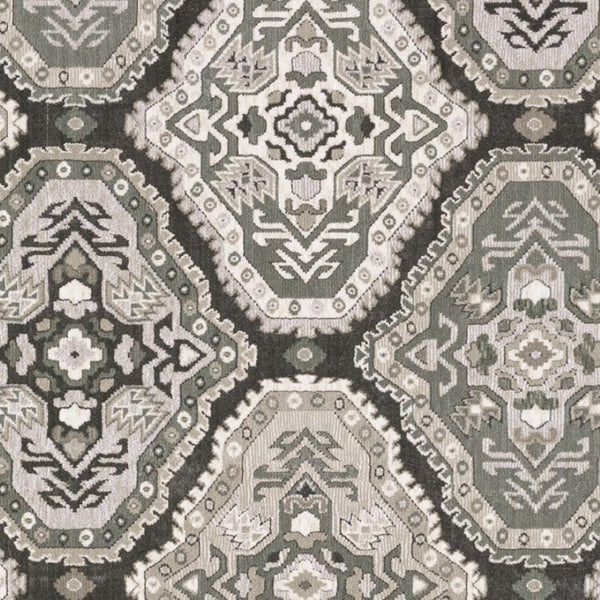 Homeroots 5' Enhance Your Space With A Blue Medallion Area Rug – Stain Resistant And Stylish Design! 4' X 6' Polyester 574794