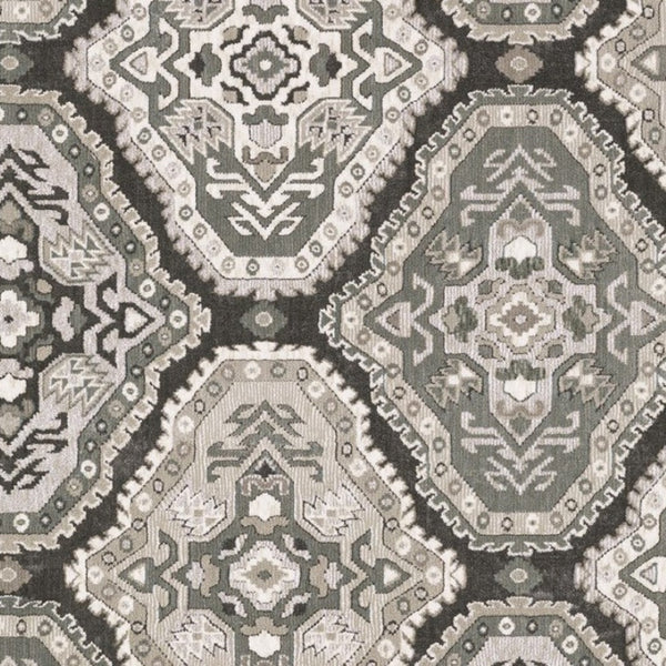 Homeroots 5' Enhance Your Space With A Blue Medallion Area Rug – Stain Resistant And Stylish Design! 7' X 10' Polyester 574796