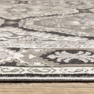 Homeroots 5' Enhance Your Space With A Blue Medallion Area Rug – Stain Resistant And Stylish Design! 8' X 11' Polyester 574797