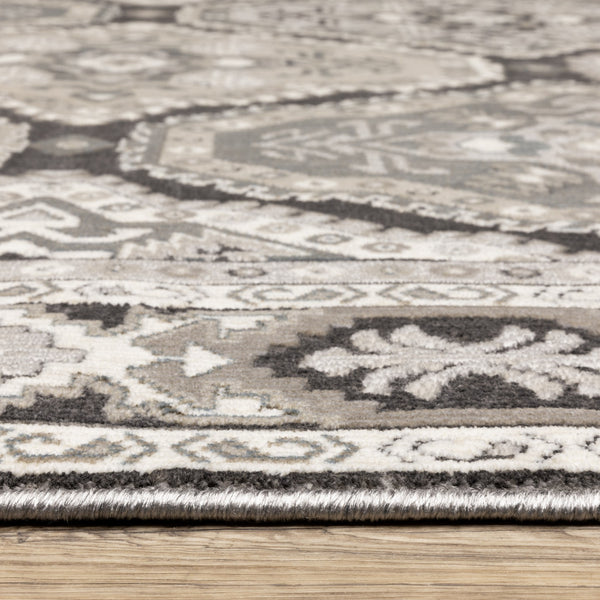 Homeroots 5' Enhance Your Space With A Blue Medallion Area Rug – Stain Resistant And Stylish Design! 8' X 11' Polyester 574797