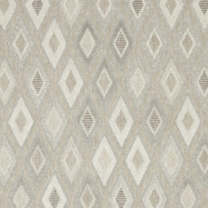 HomeRoots 5' Elegant Beige and Gray Diamond Area Rug – Durable, Stain-Resistant, Perfect for Any Home Decor 5' X 8' 574823