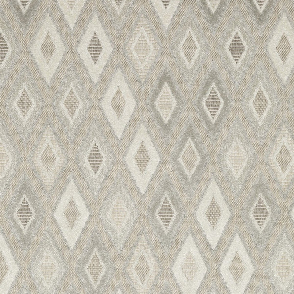 HomeRoots 5' Elegant Beige and Gray Diamond Area Rug – Durable, Stain-Resistant, Perfect for Any Home Decor 7' X 10' 574825