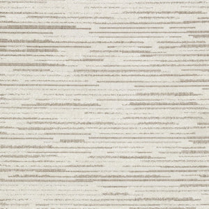 HomeRoots 5' Distressed Ivory and Brown Striped Area Rug - Durable, Stain-Resistant, Perfect for Any Space 7' X 10' 574837