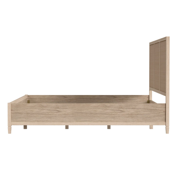 Butler Specialty Flagstaff King Size Cane Panel Bed – Relaxed Elegance With Classic Design And Supportive Frame Natural Mindi Wood,Mindi Veneer,Mdf,Cane 5748449-butler