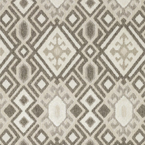 HomeRoots 5' Elegant Brown and Beige Tribal Area Rug - Durable, Stain-Resistant Design for Any Room Decor 5' X 8' 574847