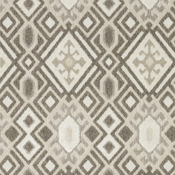 HomeRoots 5' Elegant Brown and Beige Tribal Area Rug - Durable, Stain-Resistant Design for Any Room Decor 5' X 8' 574847