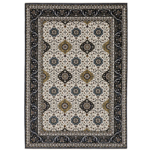 HomeRoots 5' Red Medallion Area Rug with Fringe - Elegant, Stain-Resistant Design for Stylish Living Spaces! 10' X 13' 574866