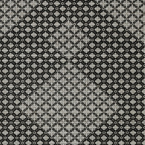 HomeRoots 5' Modern Black and Gray Diamond Area Rug with Stylish Fringe for Durable, Cozy Living Spaces 5' X 8' 574885