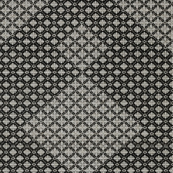 HomeRoots 5' Modern Black and Gray Diamond Area Rug with Stylish Fringe for Durable, Cozy Living Spaces 5' X 8' 574885