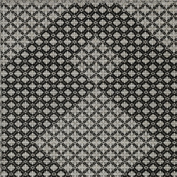 HomeRoots 5' Modern Black and Gray Diamond Area Rug with Stylish Fringe for Durable, Cozy Living Spaces 8' X 11' 574888