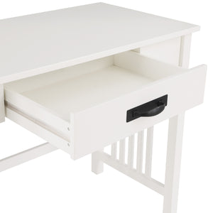 OSP Home Furnishings Sierra Writing Desk White Finish