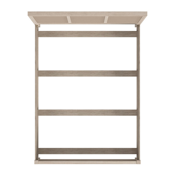 Butler Specialty Flagstaff King Size Cane Panel Bed – Relaxed Elegance With Classic Design And Supportive Frame Natural Mindi Wood,Mindi Veneer,Mdf,Cane 5749449-butler