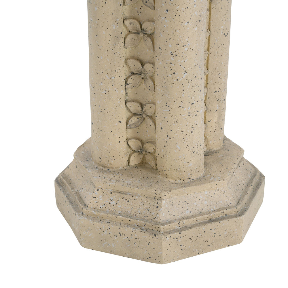 English Elm Christopher Knight Home® - Pedestal Column Plant Stand - 23.25 Inch Indoor/Outdoor Accent For Displays, No Assembly Needed! N772P261942S