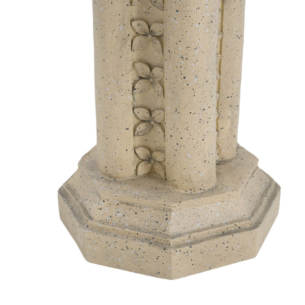 English Elm Christopher Knight Home® - Pedestal Column Plant Stand - 23.25 Inch Indoor/Outdoor Accent For Displays, No Assembly Needed! N772P261942S