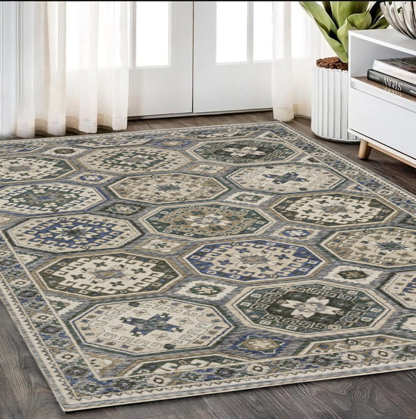 Homeroots 5' Artistic Pink Medallion Area Rug With Elegant Fringe – Stain Resistant & Stylish For Any Room 5' X 8' Polyester 574968