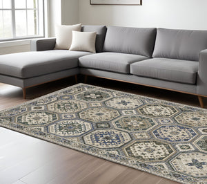 Homeroots 5' Artistic Pink Medallion Area Rug With Elegant Fringe – Stain Resistant & Stylish For Any Room 7' X 10' Polyester 574969