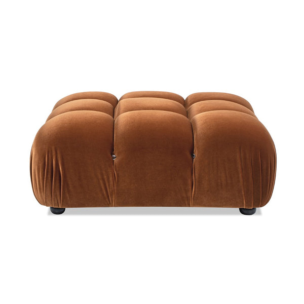 English Elm Marcel Bubble Cocktail Ottoman Plush Velvet Seating for Modern Living Rooms B2719P280170